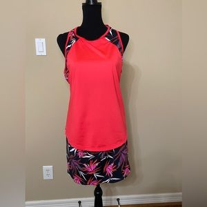 Tail brand tennis outfit. Size XL top and skirt.  Some wear, but great condition